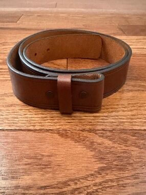Remington Men's Brown Leather Belt  Sz M-L (38-40)
